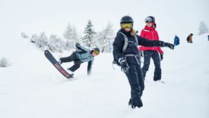 Foto dello snowboard camp al Passo del Tonale